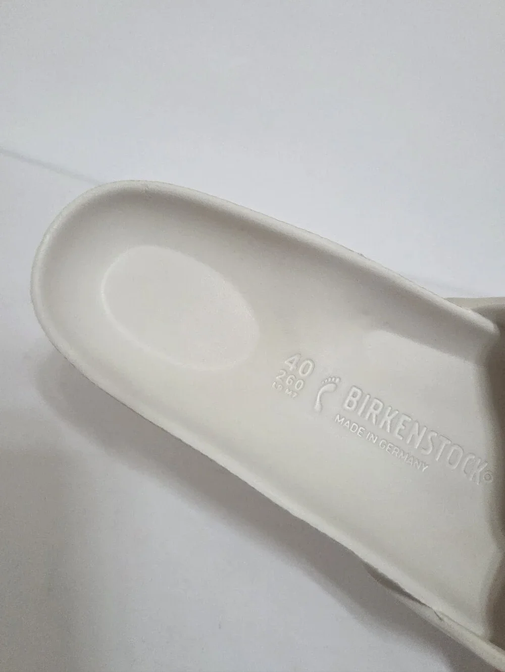 Birkenstock Madrid EVA Big Buckle Eggshell Sandals Size 40 | 9-9.5